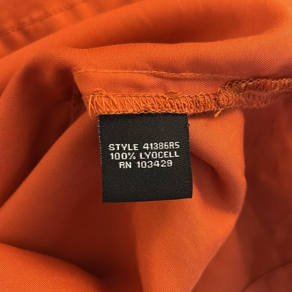 Intro Rust Boho Lace Up Front 3/4 Sleeve Casual 1… - image 6